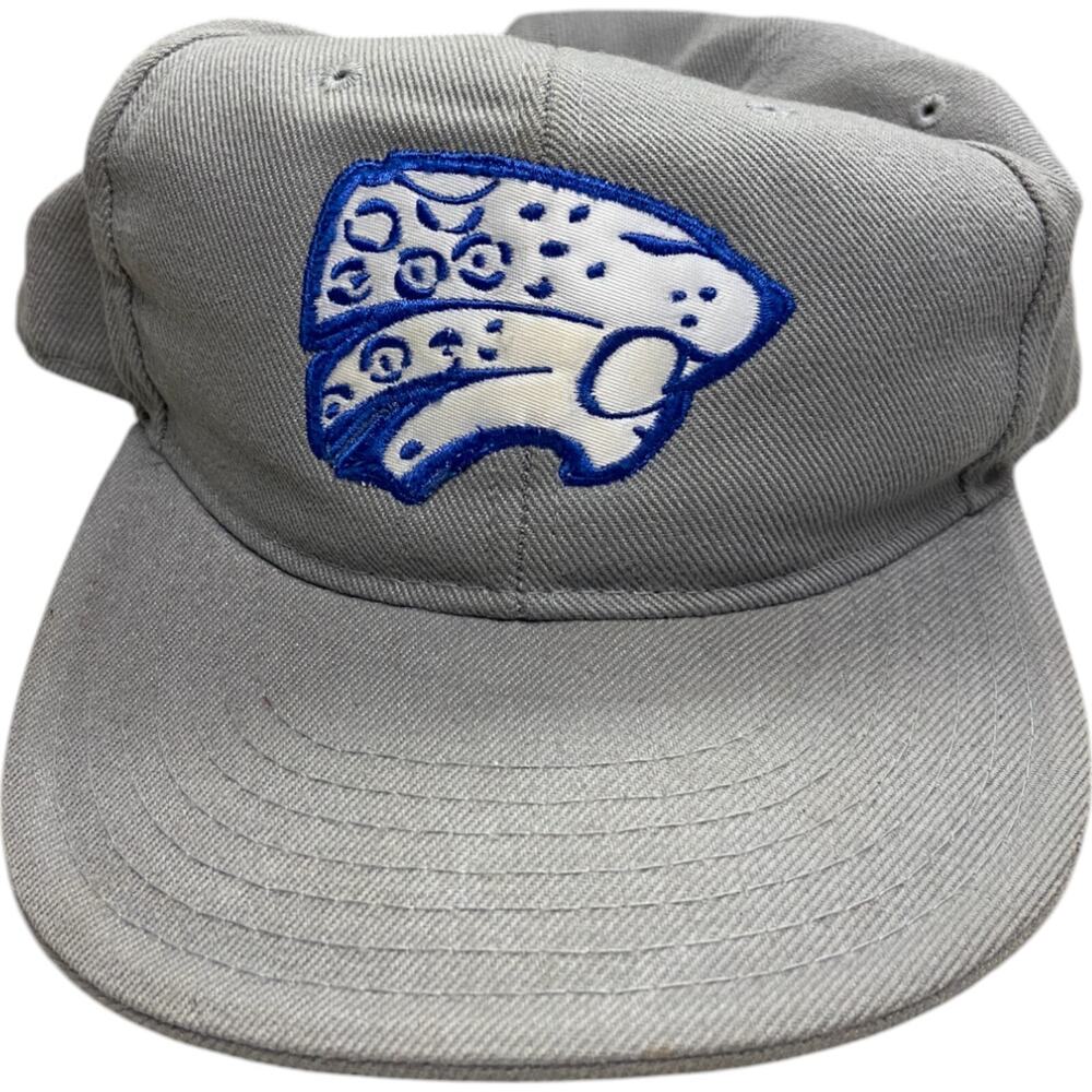 Pit Bull Mens Jaguar Baseball Cap Embroidered Flat Fitted Gray Size 7.5